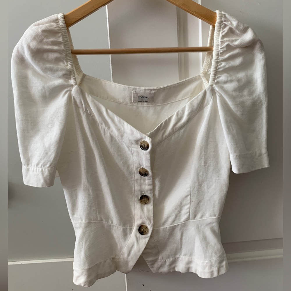 Aritzia Wilfred blouse